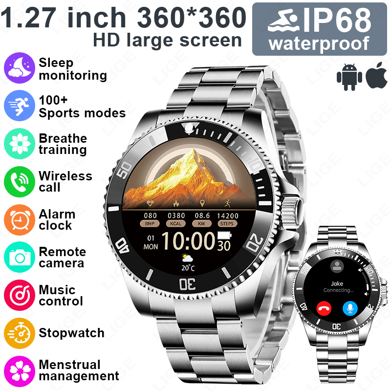 Japanese Lifestyle Called - LIGE Nieuwe Stijl Luxe Smartwatch Als