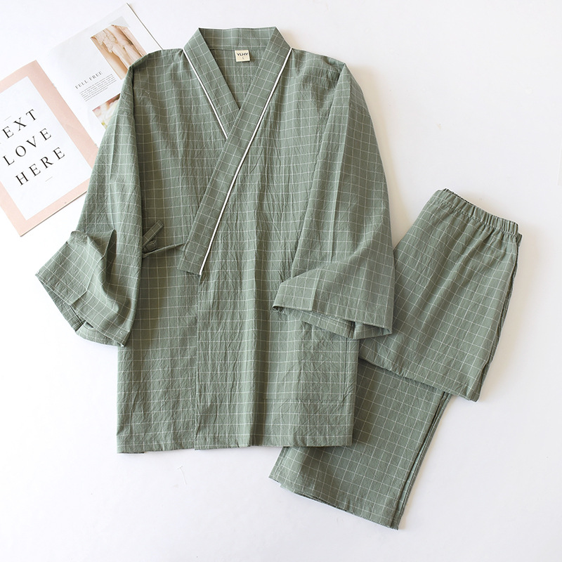 Kimono Yukata Cotton - Kimono in Japanse stijl, katoenen gaas,