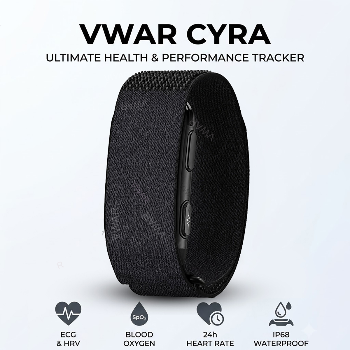 Japanese Lifestyle Called - VWAR CYRA Schermloze Fitness Tracker ECG+HRV