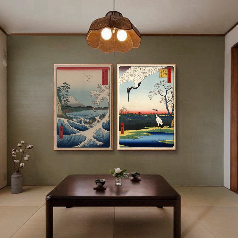 Japanse Prints Wall Art Canvas - Japanese Lifestyle And Traditions recensie en prijs