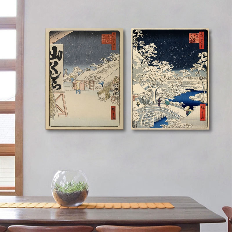 Japanse Prints Wall Art Canvas - Japanese Lifestyle And Traditions recensie en prijs